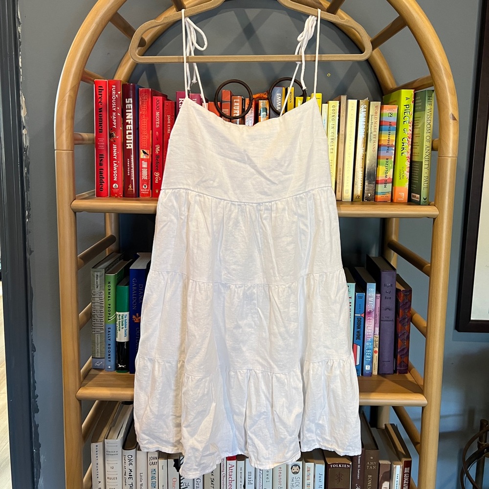 WHITE BABY DOLL DRESS